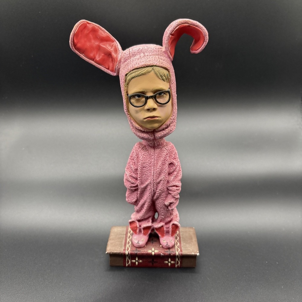 A Christmas Story Ralphie in Bunny Suit Head Knocker Bobblehead by NECA